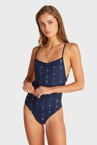 Купальник слитный Tommy Hilfiger синий