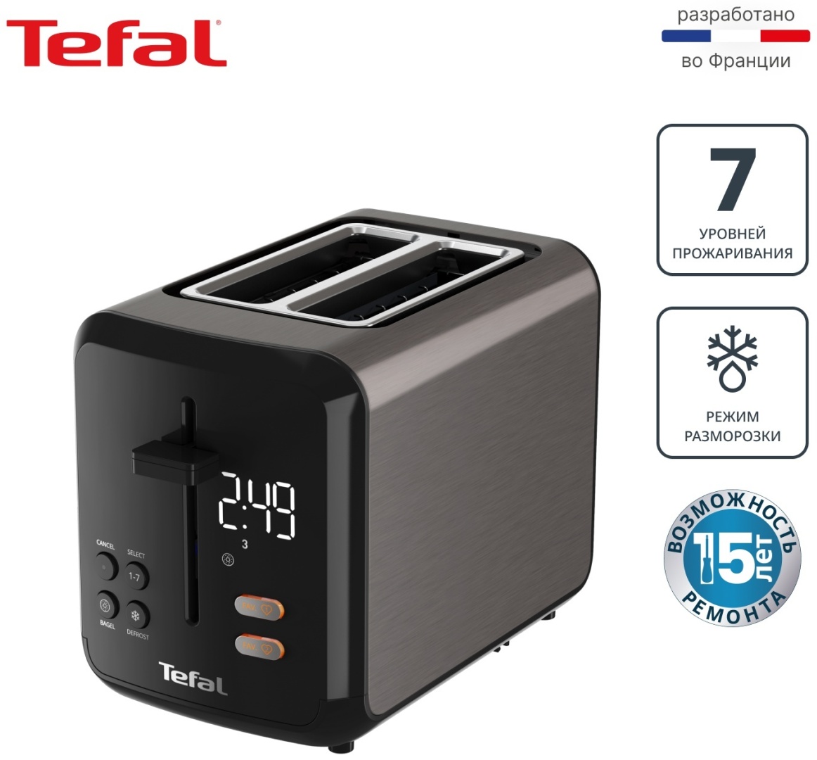 Тостер Tefal TT3228E0 черный