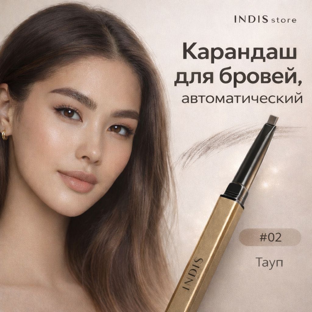 INDIS store карандаш Natural brows #02