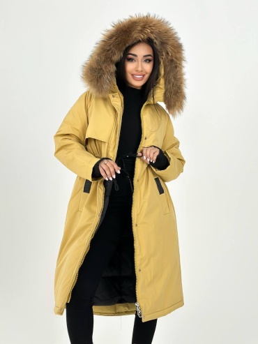 Парка Ayka Exclusive желтый