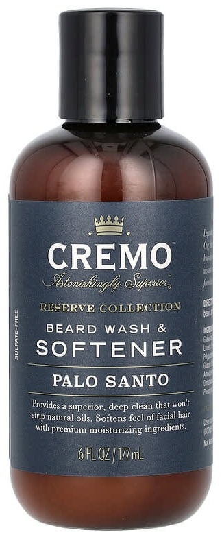 Cremo Reserve Collection, шампунь для бороды и усов 117 мл