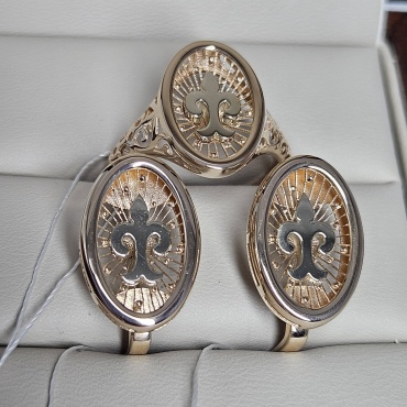 Gaukhar Jewelry Au190593-SET вес 6.34 г золото, без вставок