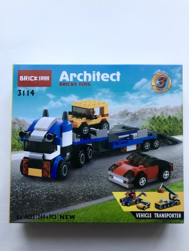 Конструктор Brick Эвакуатор 3114, деталей 264 шт