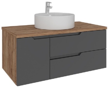 Тумба с раковиной AVK A4 ТН 2Я+1Д 800 К, 80x44.2x45 см, мультиколор