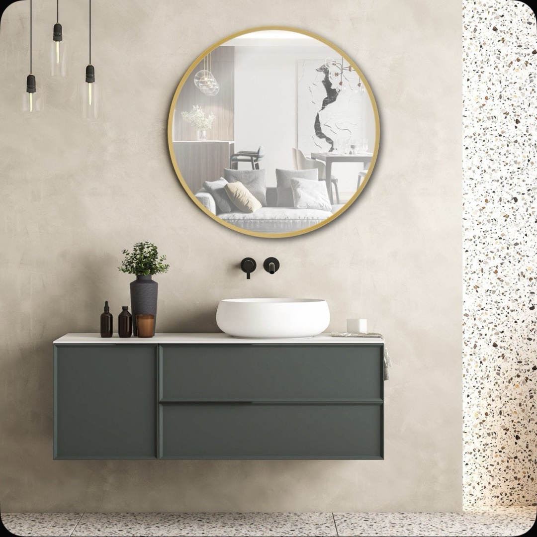 Зеркало настенное wood.mirror 45x45 см