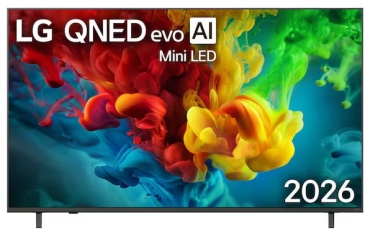 LG 65QNED83B6A 165 см черный