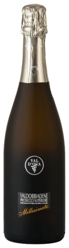 Prosecco Val D'OCA millesimato extra dry экстра-сухое 11.5% 0.75 л