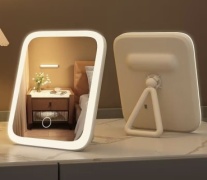 Зеркало настольное косметическое Зеркало настольное с подсветкой 18,6*14,6