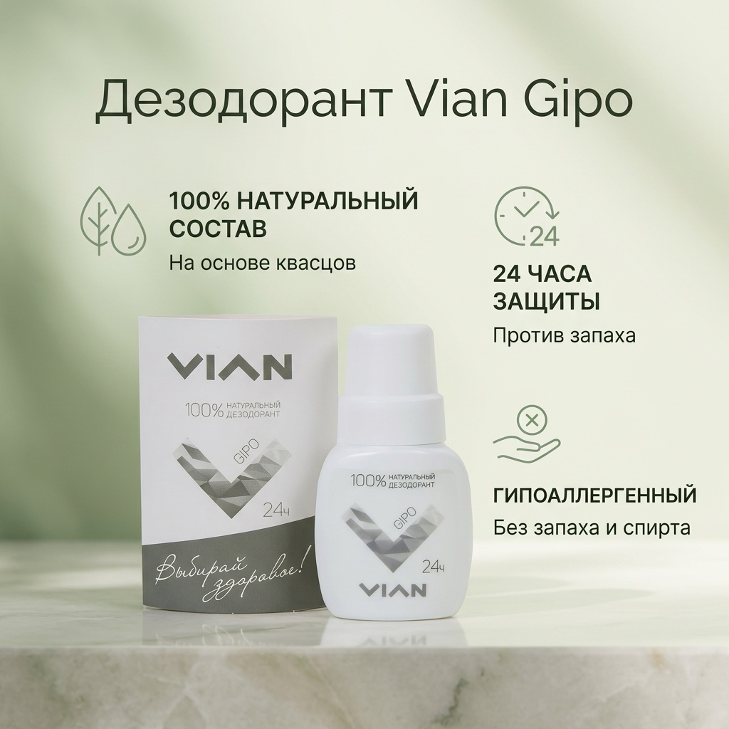 Vian Gipo дезодорант унисекс 50 мл