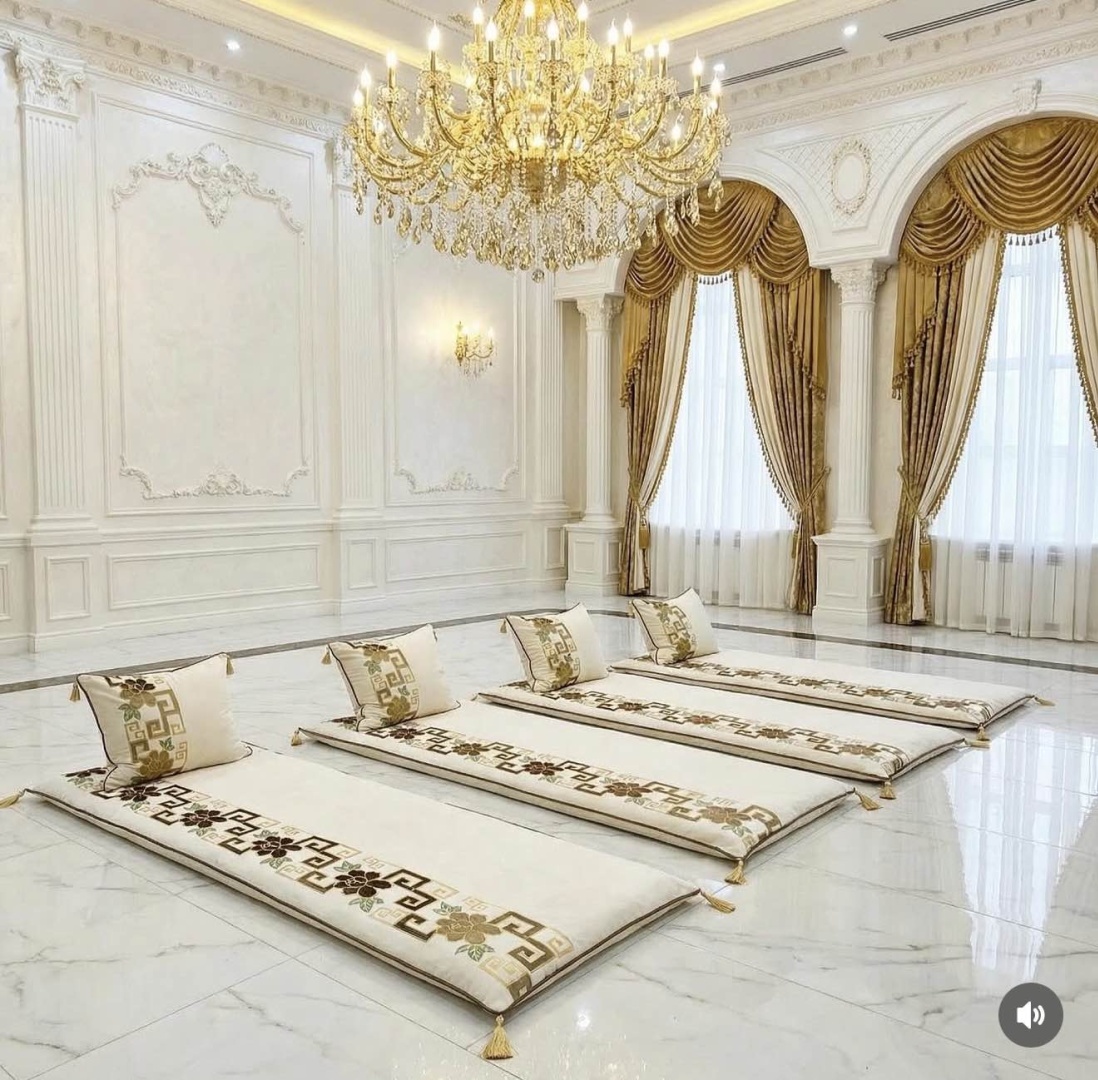 Hanym Jasay комплект корпе с подушками 200x80 см, синтепон, хлопок, бежевый