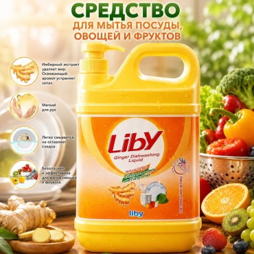 Liby жидкое Liby с ароматом имбиря 2 л