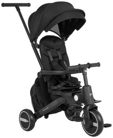 Трёхколёсный велосипед Pituso LEVE T8 PLUS-Black-BL черный