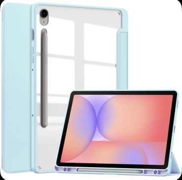 Чехол YOTRIX для Samsung Galaxy Tab S10 FE, Galaxy Tab S10 Lite 10.9 дюйм голубой