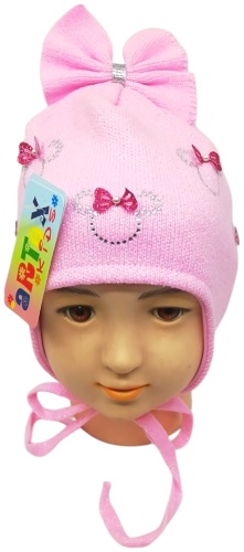 Шапка Artex Kids размер 46, розовый