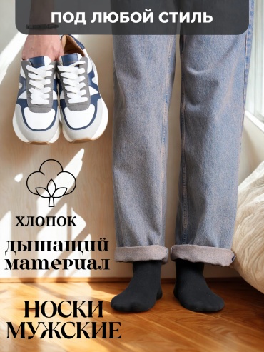 Носки Rashel 11 пар черный 41-48