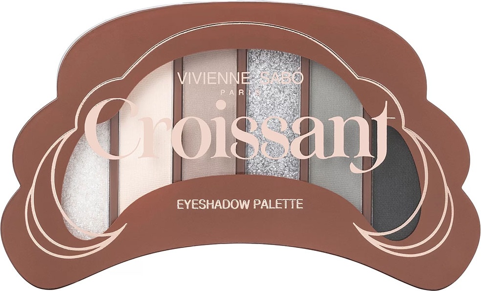 Vivienne Sabo тени прессованные Croissant 04 Серый
