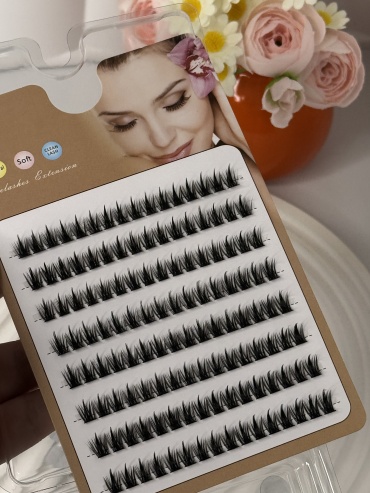 Eyelash пучковые C, C+ 0.30 мм черный 11 мм