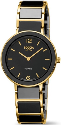 Кварцевые Boccia Titanium 3311-04Tick керамика, титан