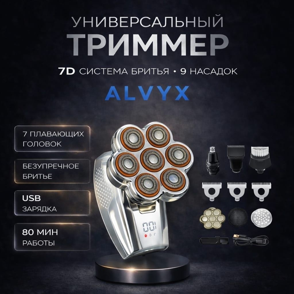 Электробритва ALVYX 02 роторная