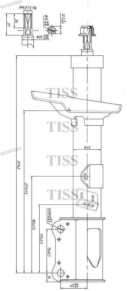 Амортизатор JD Амортизатор Подвески JAS0110