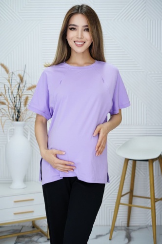 Футболка Happy mom фиолетовый