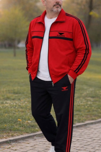 Повседневный костюм Montana Sport красный