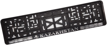 Рамка для номера 112/1-KZ-c черный