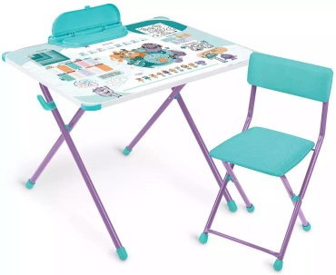 НИКА 425864 комплект, 75x55x58 см, бирюзовый