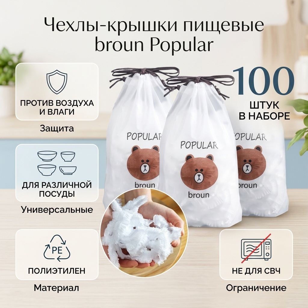 Пищевая пленка 570844 для хранения продуктов