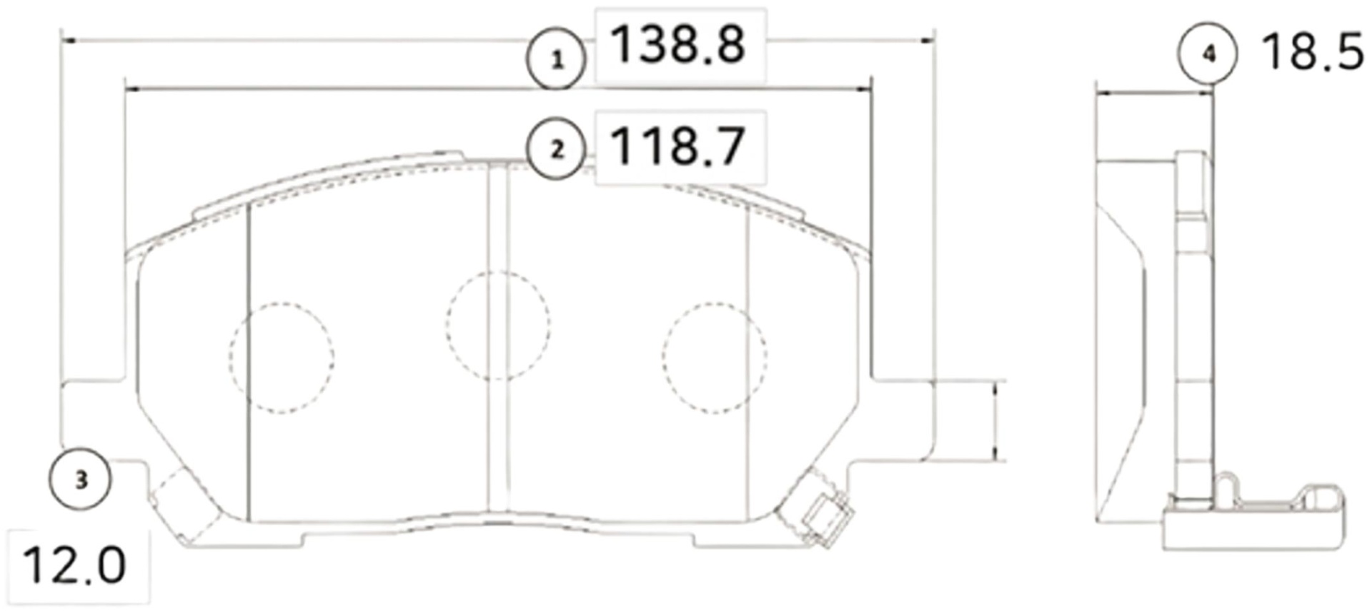 Колодки CTR GK1072
