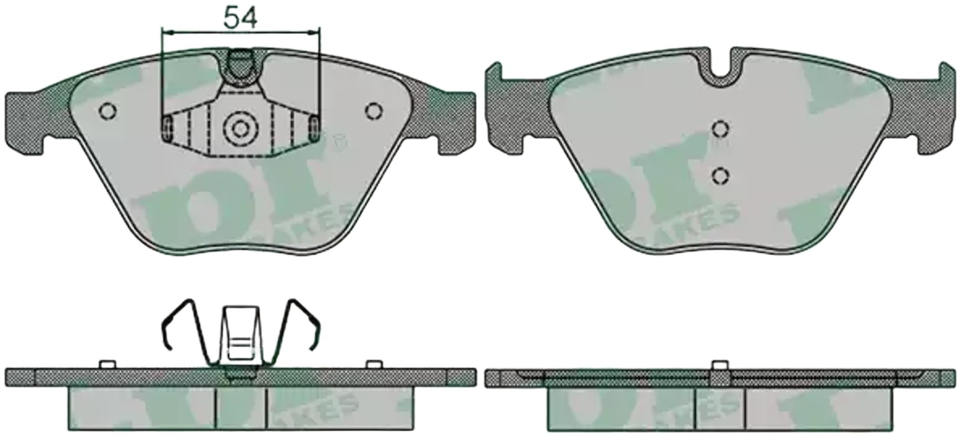 Колодки AP 05P1509