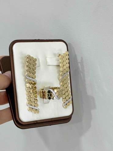 Ab SLM Gold вес 16.56 г золото, фианит