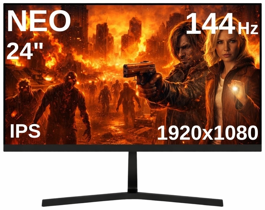 Монитор 24" NEO SO24FIW14NB черный