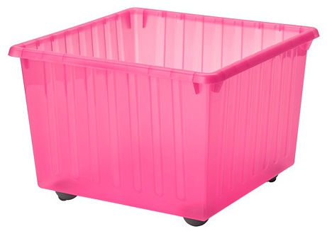 IKEA органайзер для игрушек розовый, 1 шт