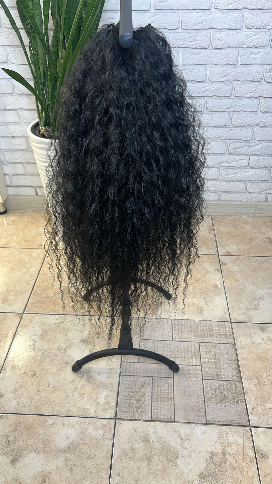 ZUKINA BRAIDS шиньон на крабе черный женский 60 см