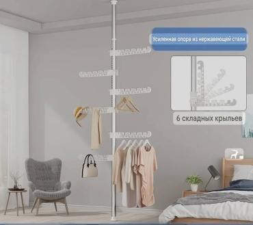 Набор вешалок 30311544_028329219 серебристый 6 шт