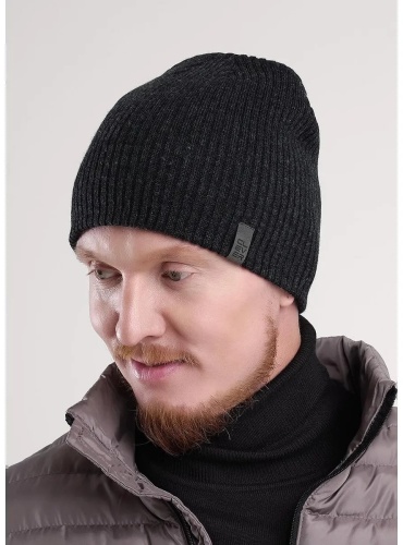 Шапка-бини CLEVER WEAR размер 60, серый