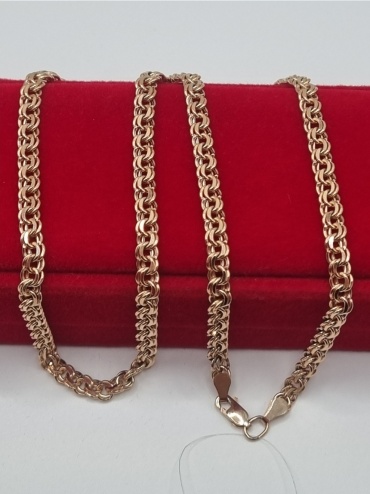 Zhanar Gold ZHA84_195 длина 55 см, вес 10.91 г золото, плетение бисмарк