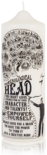 Декоративная свеча Coreterno № 18 PHRENOLOGY 20 см, 1 шт
