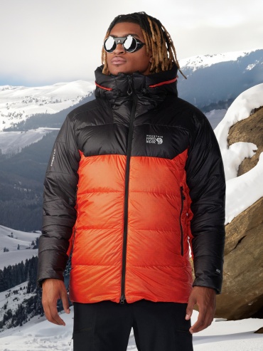 Пуховик Mountain Hardwear оранжевый