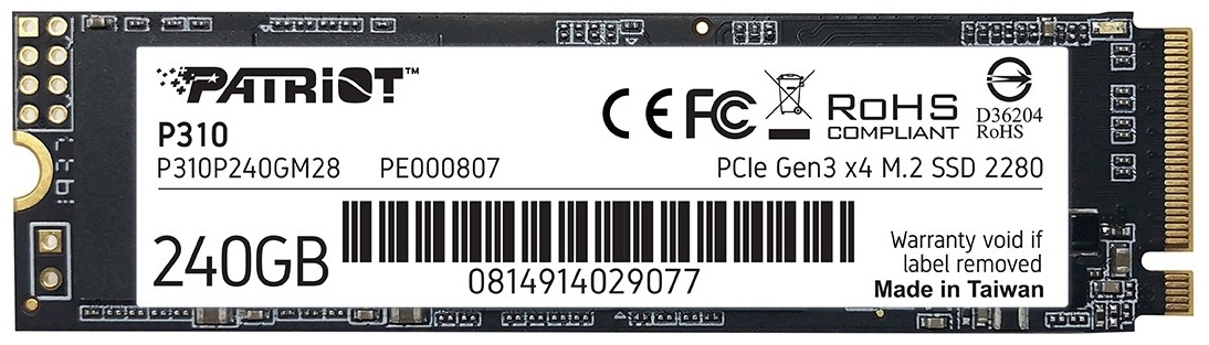 SSD Patriot P310P240GM28 240 Гб