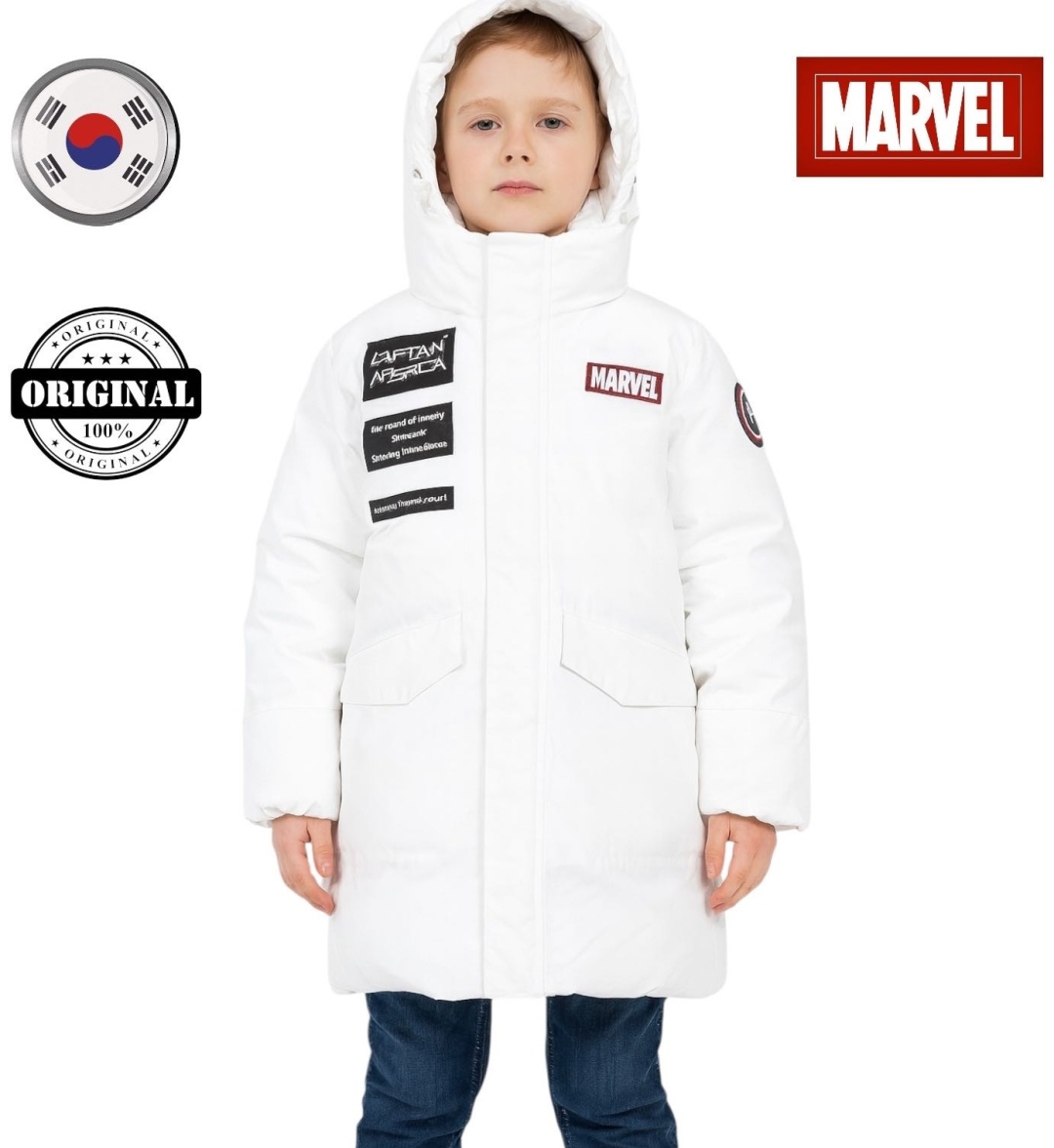 Зимняя куртка Marvel Капитан Америка белый