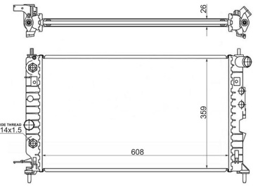 ATX радиатор основной ATX-630121
