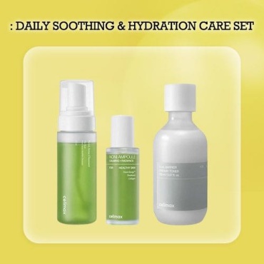 Celimax DAILY SOOTHING & HYDRATION CARE SET набор по уходу за лицом унисекс