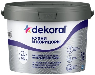 Dekoral акриловая кухни и коридоры 0.9 л, белый цвет