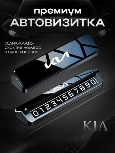 Автомобильная визитка 210765565195 черный