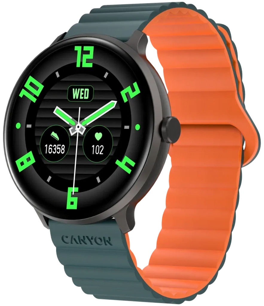 Смарт-часы Canyon Jacky CNS-SW69BG 44 мм черно-серый