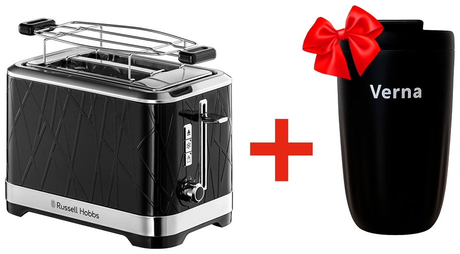 Тостер Russell Hobbs 28091-56 + Verna LC-450GX черный