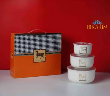 Birarim набор контейнеров W608-1 3 шт, фарфор