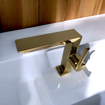 Смеситель GOLD33-W2, латунь, цвет золотой